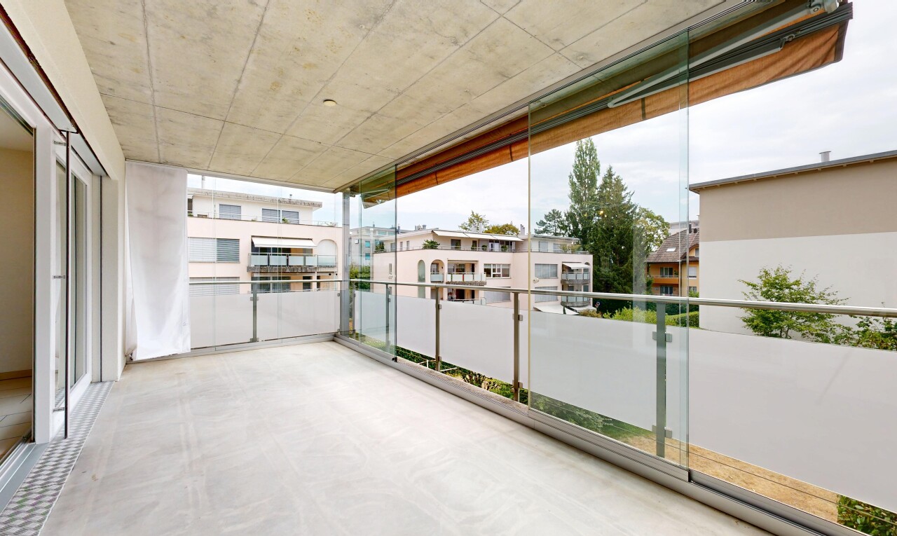 terrasse mit view focus, apartment complex view, und from property