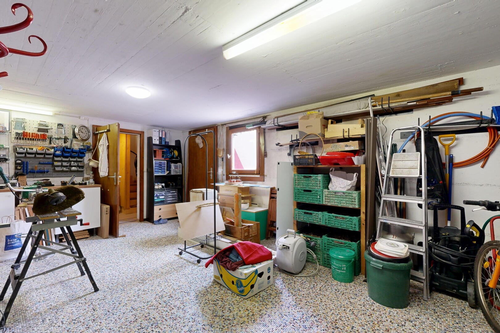 view of storage room