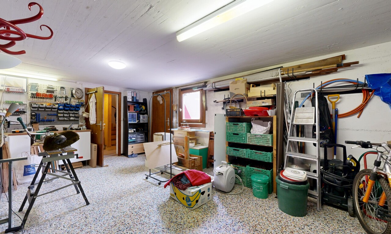 view of storage room