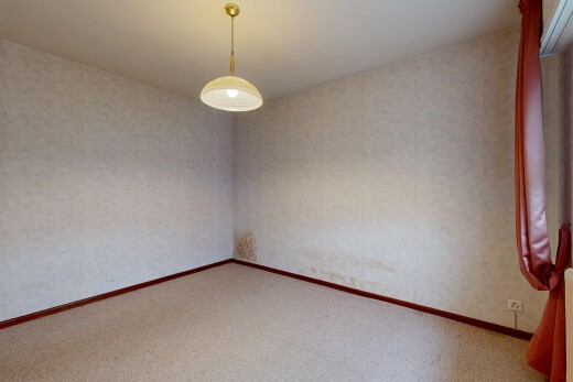 carpeted empty room with baseboards