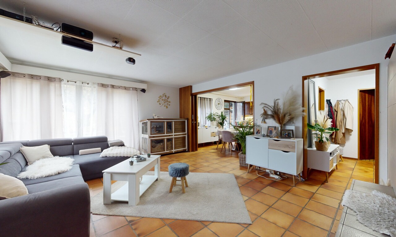 wohnzimmer mit natürliches licht