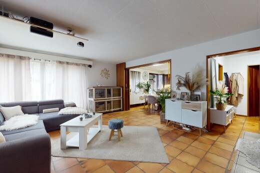 living room with a healthy amount of sunlight