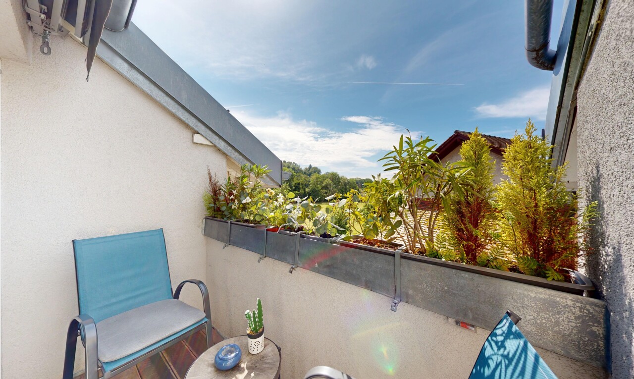 balcon avec balcon, from property, et day time