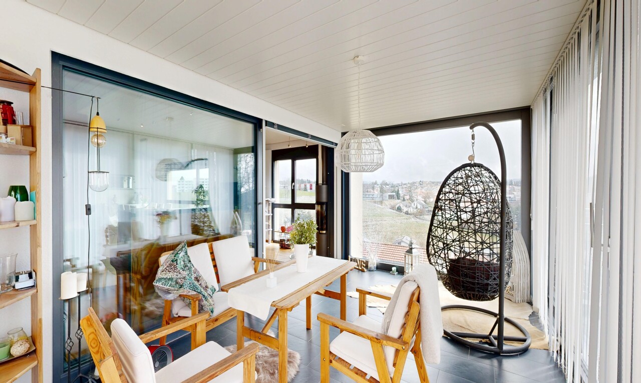terrasse avec inside property et overcast