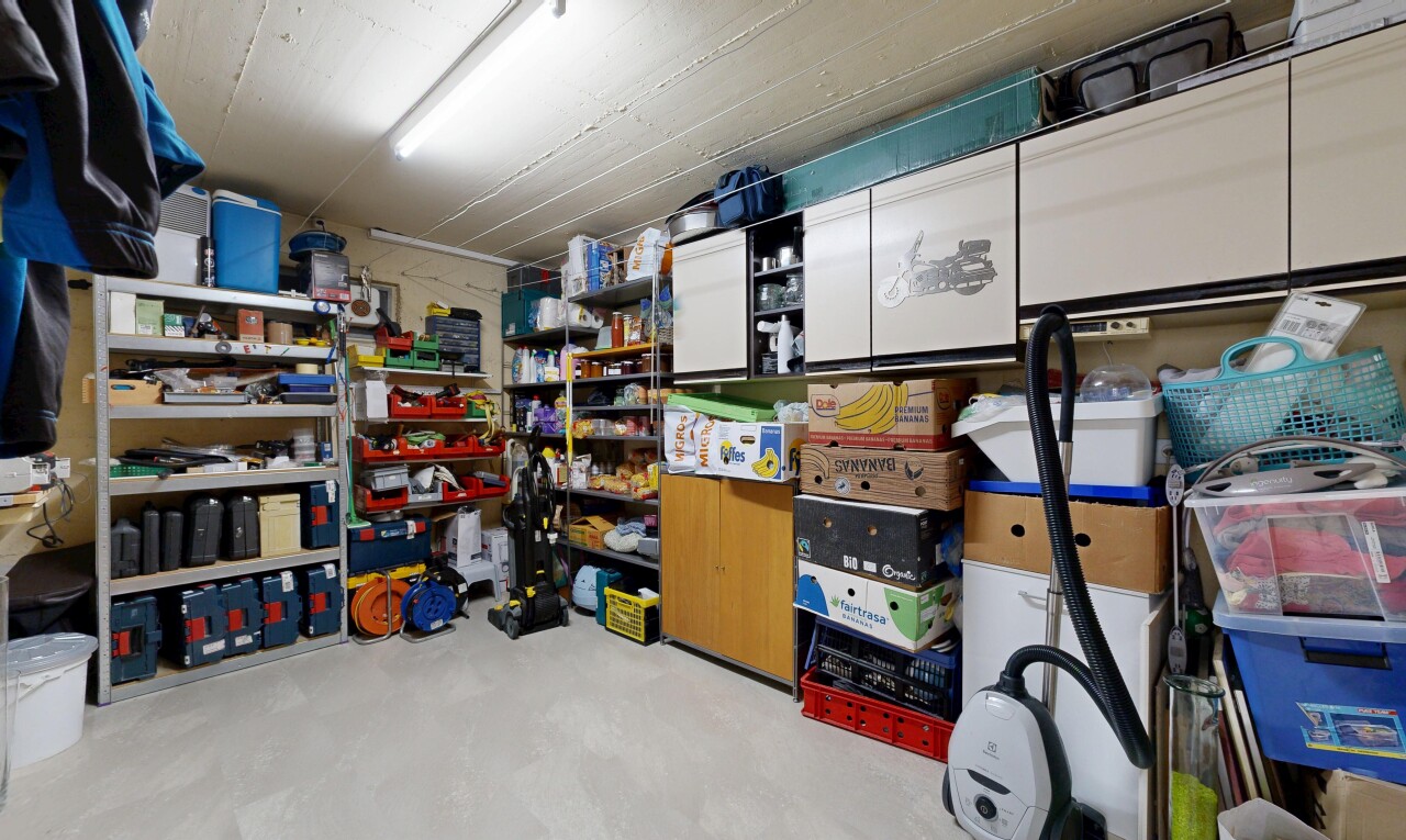 view of storage room