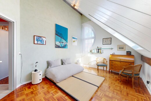 zimmer / schlafzimmer mit natural light, natürliches licht, inside property, drywall, und gipskartonwand