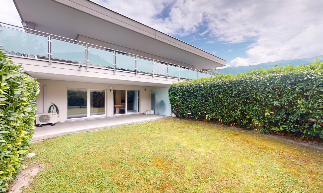 Exclusif: appartement 3.5 pièces avec terrasse couverte et jardin