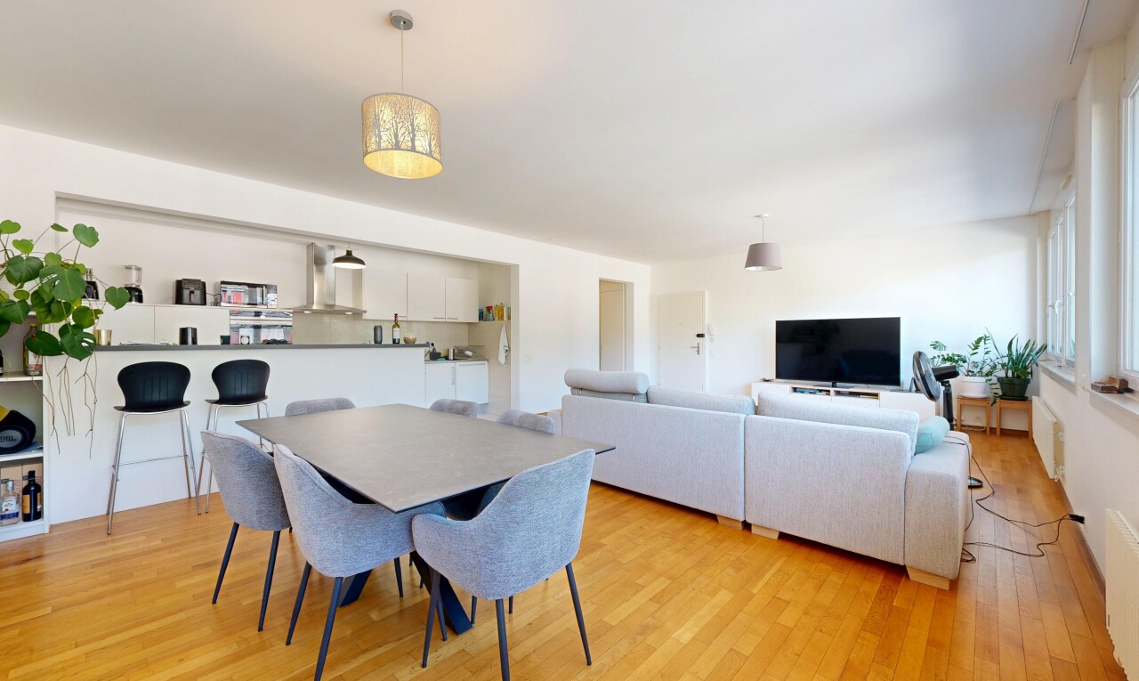 living room featuring light wood-style floors
