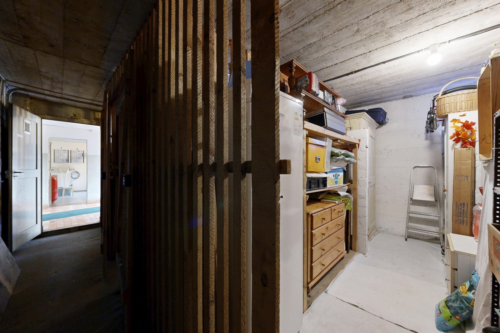 view of storage room