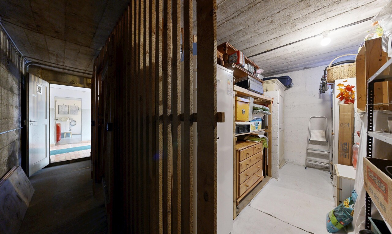 view of storage room