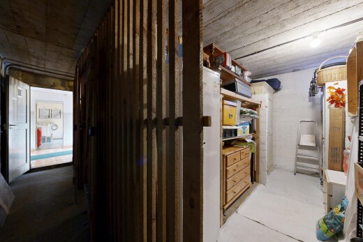 view of storage room