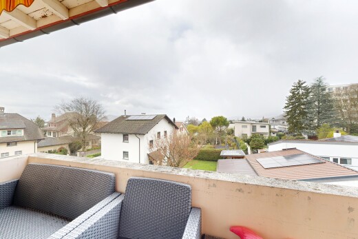balcony featuring a residential view