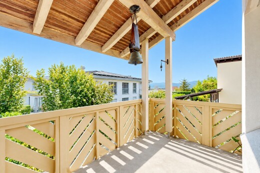 terrace with a balcony