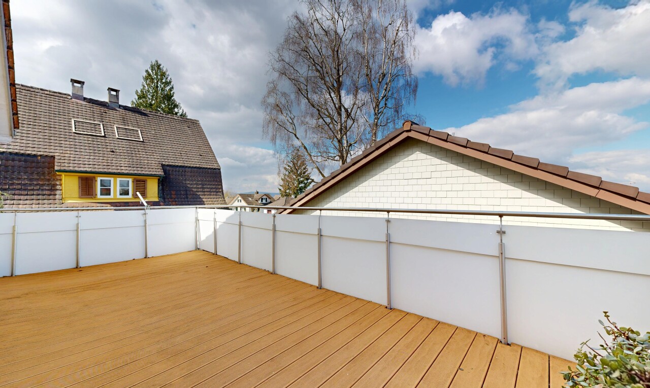 terrasse mit deck und from property