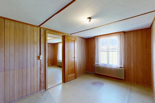 zimmer / schlafzimmer mit wood wall, holzwand, natural light, natürliches licht, und inside property