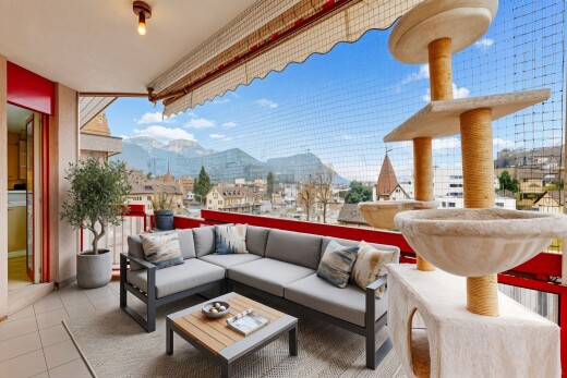 terrasse mit day time, terrasse, wohnraum im freien, mountain view, und blick auf die berge