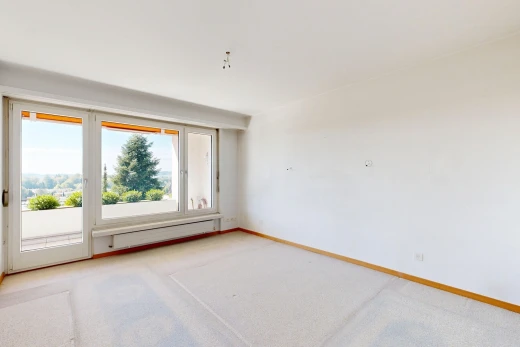 leerer raum mit außenzugang, gipskartonwand, drywall, inside property, und teppich