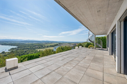 terrasse mit view focus, from property, treppen, und day time