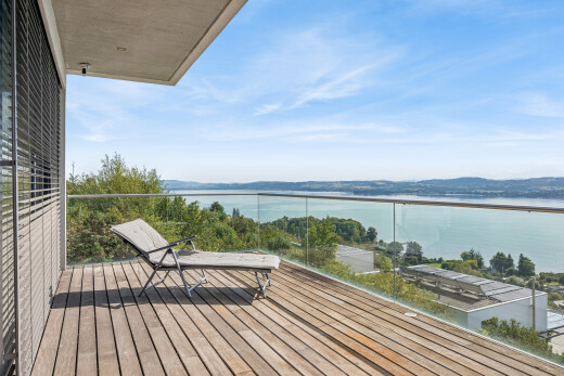 balkon mit water view, seesicht, view focus, deck, und from property