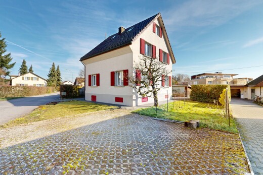 façade avec day time, vue résidentielle, residential view, bardage en stuc, et property visible