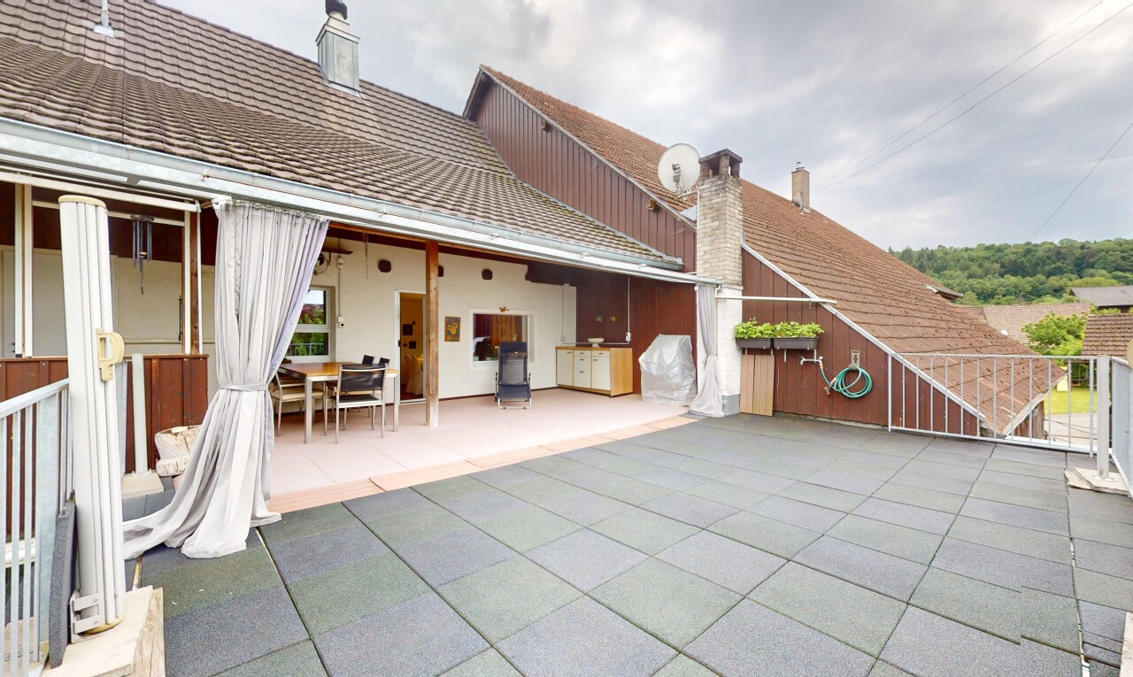 terrasse mit overcast, property visible, und terrasse
