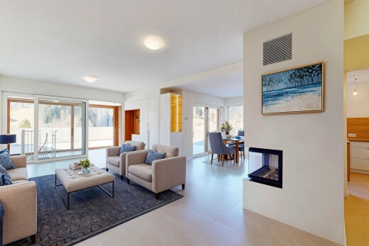 salon / salle à manger avec inside property, lumière naturelle, natural light, ventilation, et cloison sèche