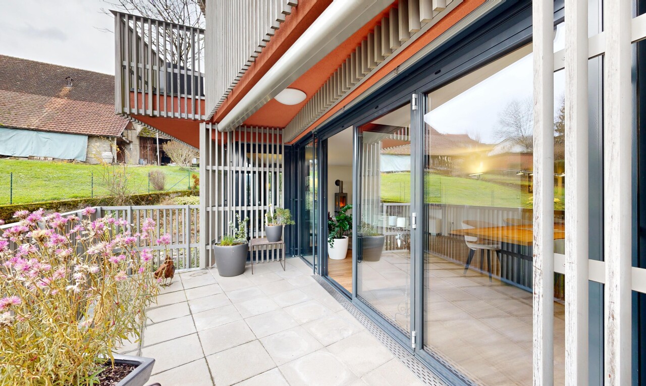 terrasse avec overcast