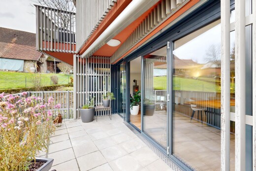 terrasse avec overcast