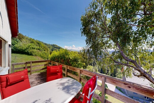 balkon mit essbereich im freien, from property, day time, und deck