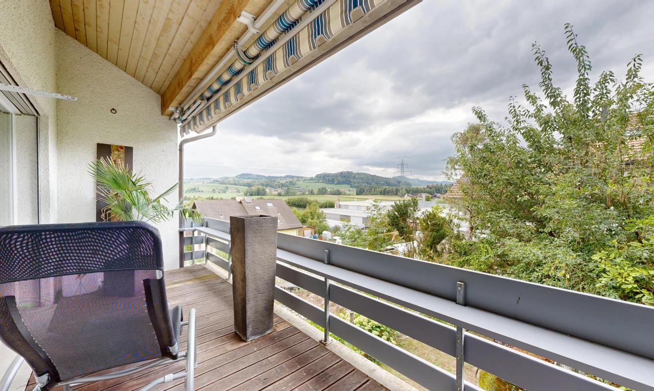 balcon avec overcast, view focus, from property, et balcon