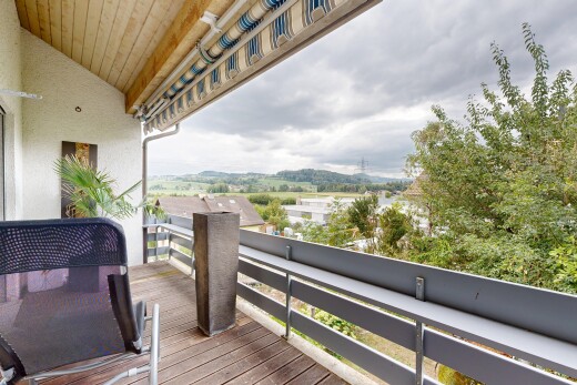 balcon avec overcast, view focus, from property, et balcon