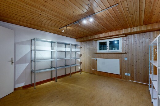 leerer raum mit deckenbeleuchtung, track lighting, holzdecke, wood ceiling, und holzwand