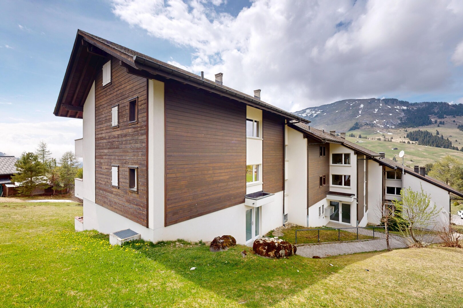 view of home with a mountain view