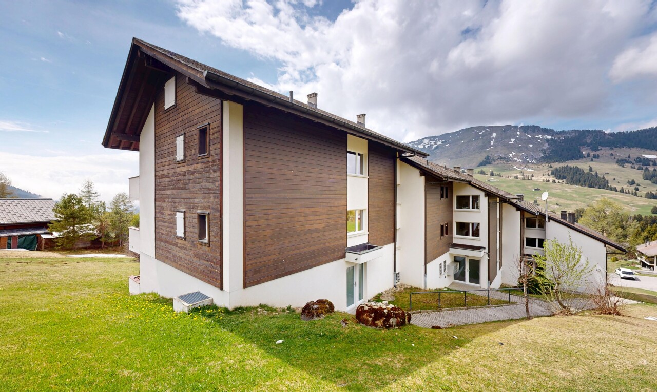 view of home with a mountain view
