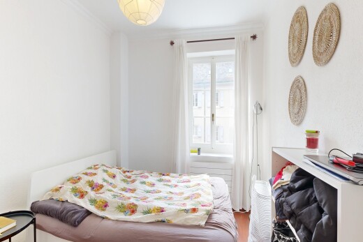 chambre avec inside property, lumière naturelle, natural light, cloison sèche, et drywall