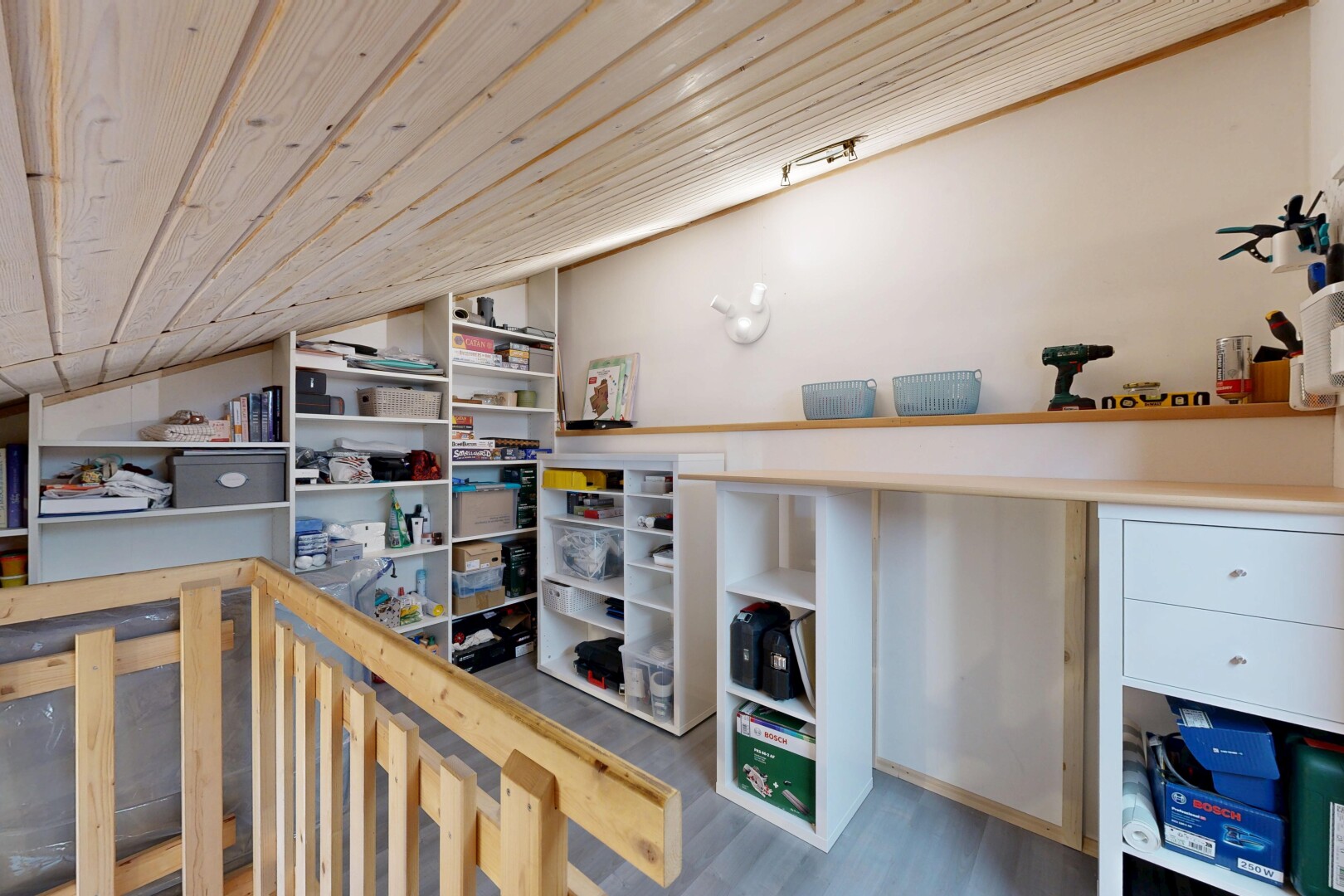 view of storage room