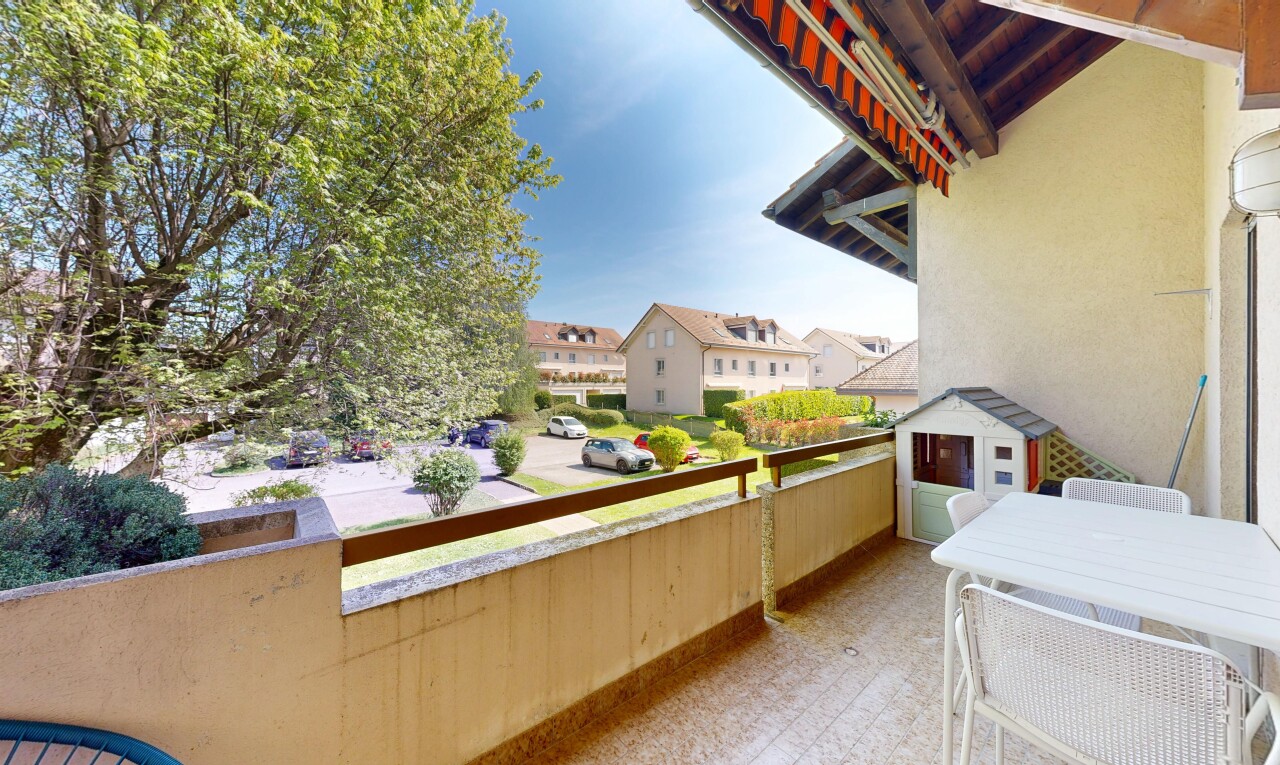 balkon mit balkon, day time, from property, residential view, und wohngebietblick