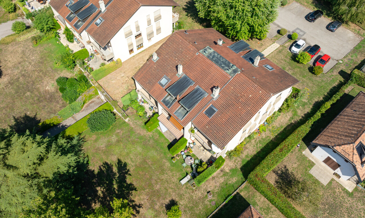 façade avec cheminée