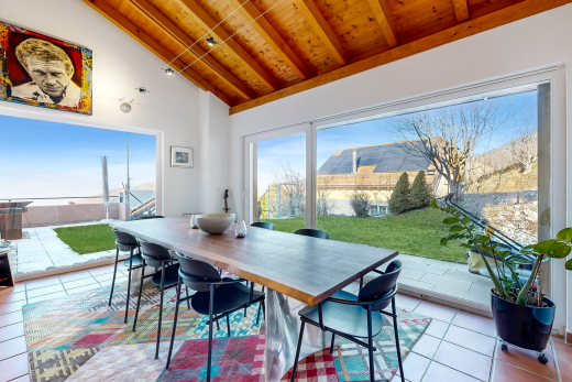 dining room featuring wood ceiling and light tile patterned flooring