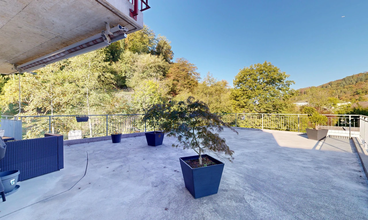 terrasse mit from property, day time, und view focus