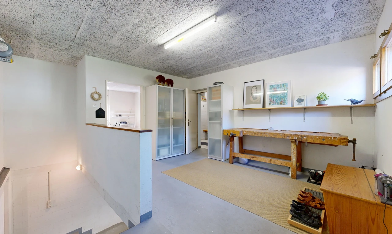 rezeption / lobby mit inside property und treppen