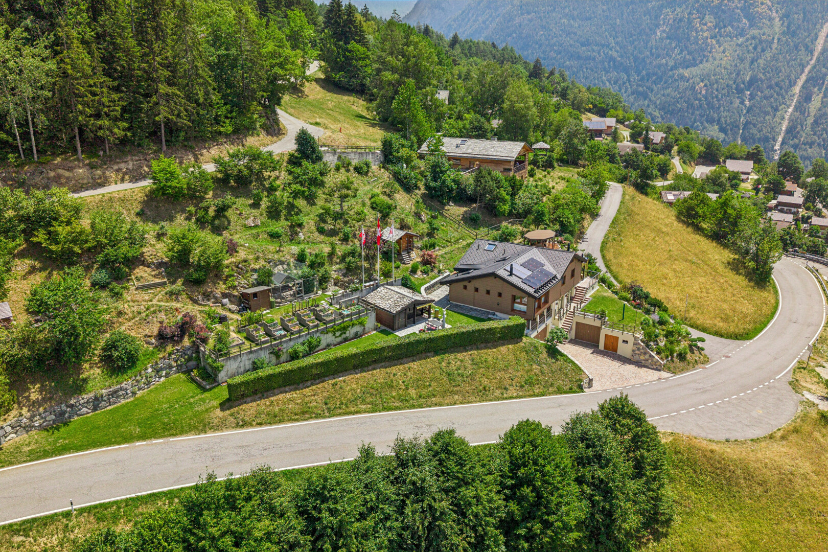 vue sur la montagne avec vue sur la montagne et mountain view