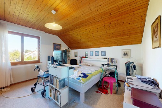 zimmer / schlafzimmer mit natürliches licht, natural light, inside property, gipskartonwand, und drywall