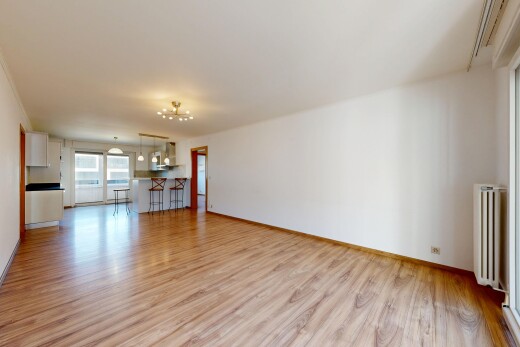 pièce vide avec lumière naturelle, natural light, cloison sèche, drywall, et radiateur
