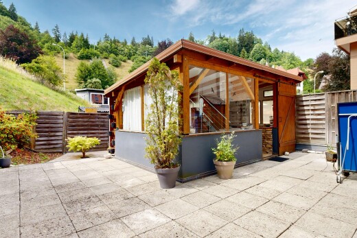 view of property with a patio