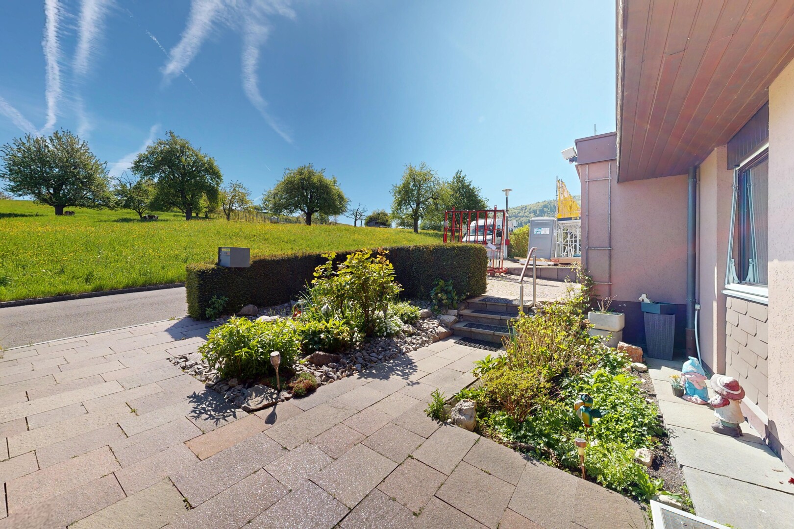 terrasse mit from property, day time, und terrasse