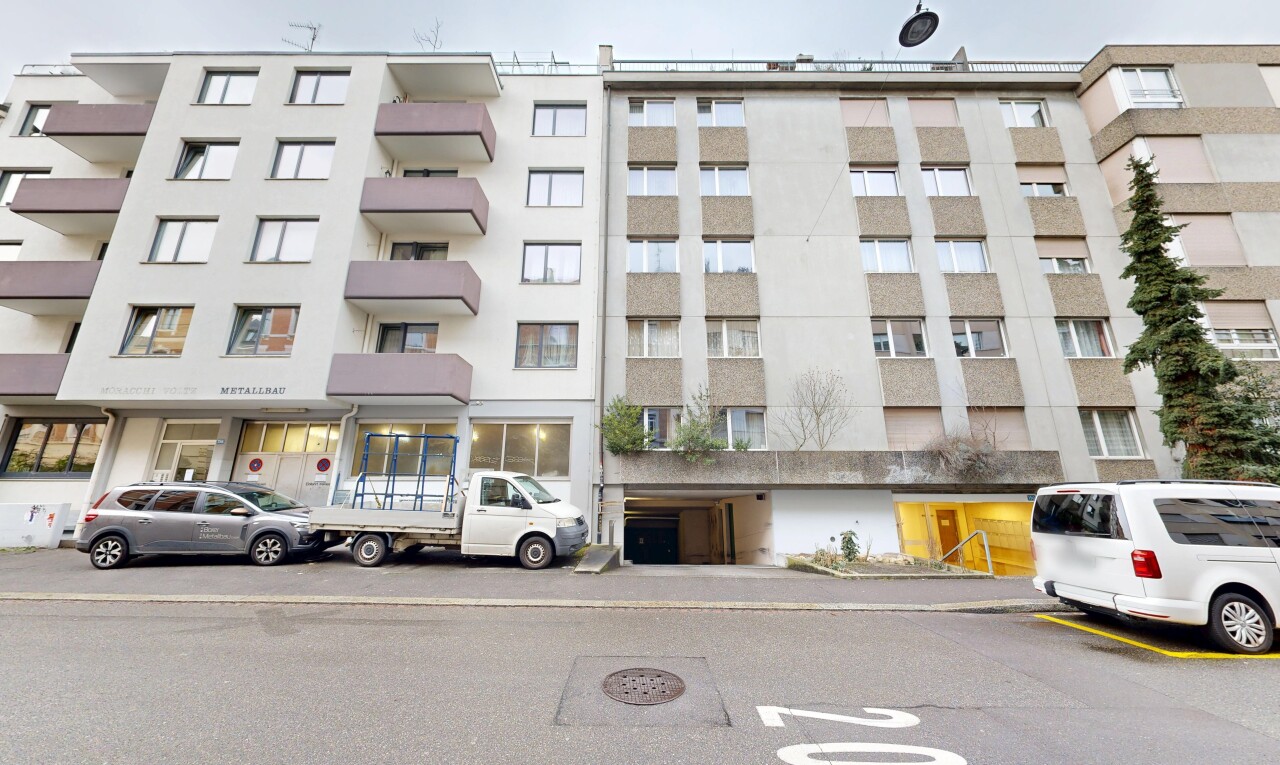 außenansicht mit apartment complex view, blick auf wohnanlage, und from community
