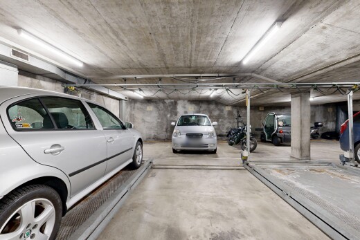 parken mit parkgarage, inside community, und lüftungsgitter