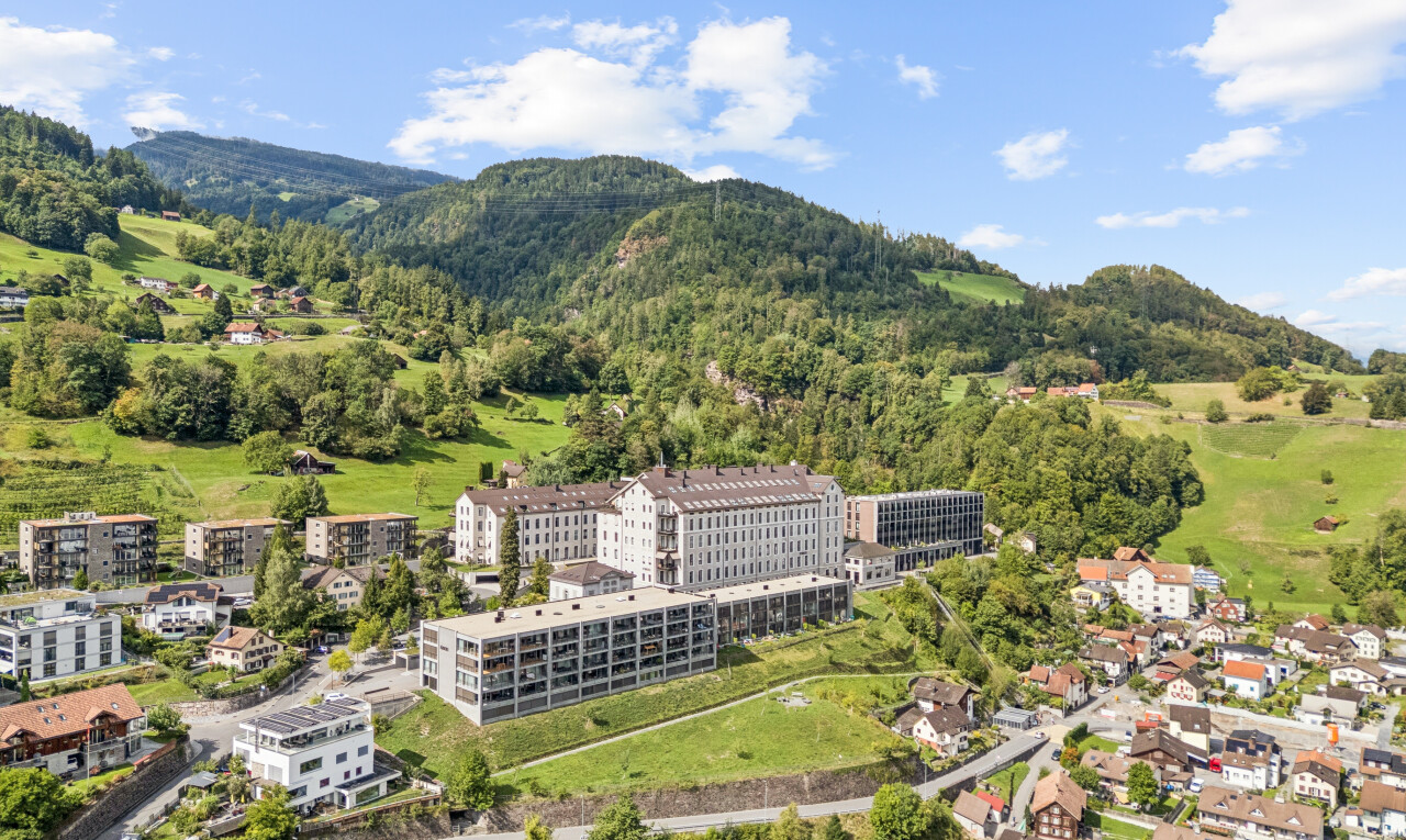 blick auf die berge mit mountain view, blick auf die berge, day time, und aerial view