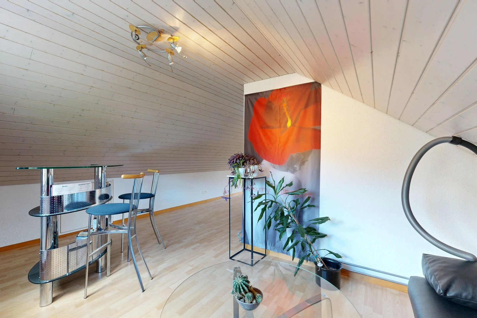 dining room featuring a vaulted wooden ceiling and light wood-type flooring